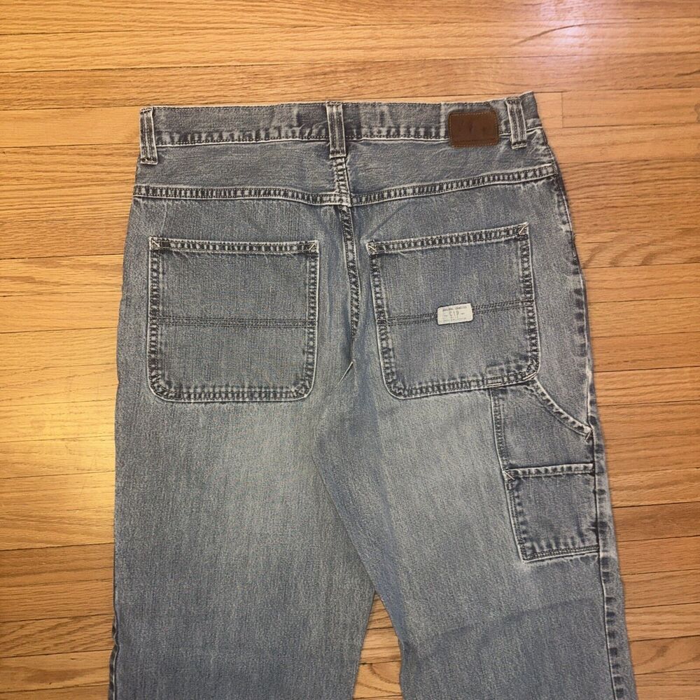 Vintage Y2K Men’s Jeans 34x31 GAP Carpenter Baggy Wide Leg 2007 Tag 32x32